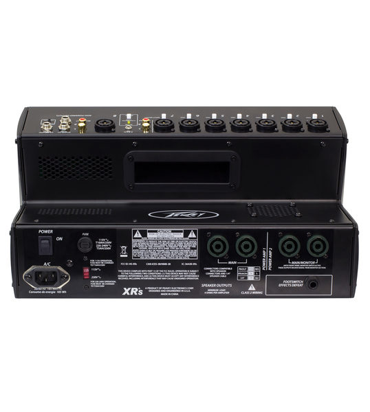 03612230 8CH XR-S POWERED BOX MIXER / 1000W OF POWER (1500 W PEAK) / 8 COMBO XLR/1/4" INPUTS / SUB OUTPUT